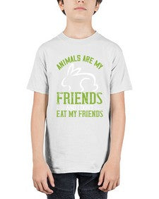 animals are my friends and i dont eat my friendss 560# - vegan - Youth Tee Unisex