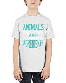 animals are not ingredients 562# - vegan - Youth Tee Unisex