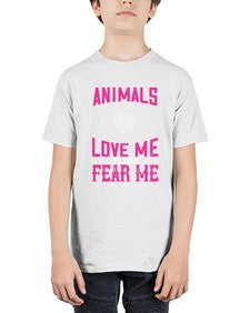 animals love me 27# - vegan - Youth Tee Unisex