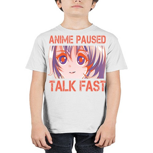 anime paused talk fast211# - anime - Youth Tee Unisex