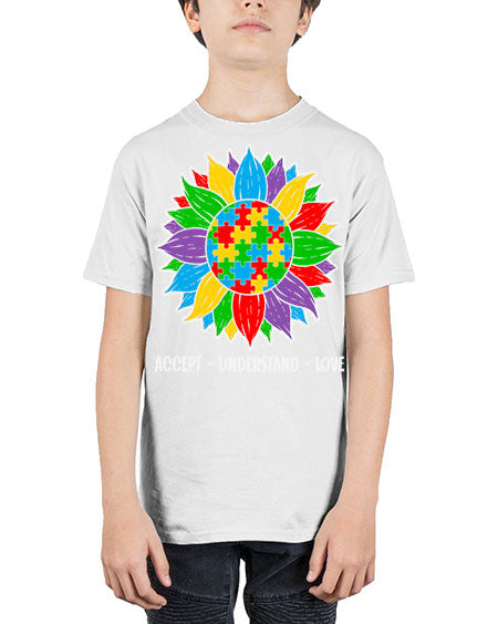autism accept understand 7# - autism - Youth Tee Unisex