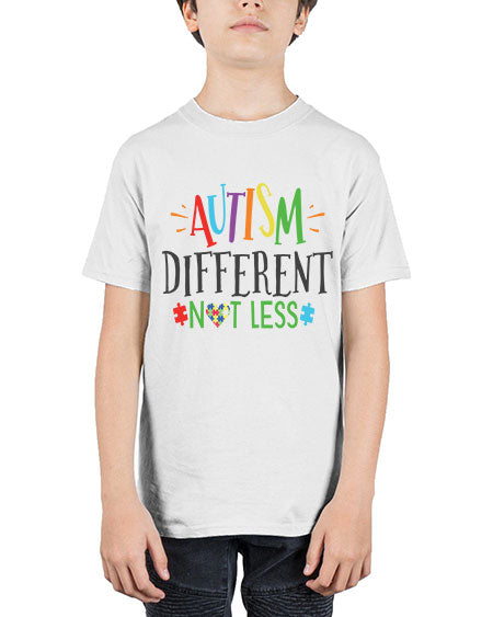 autism different not less Style 5# - autism - Youth Tee Unisex