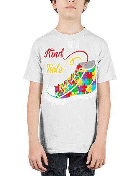 be a kind sole autism 59# - autism - Youth Tee Unisex