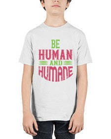 be human and humane 628# - vegan - Youth Tee Unisex
