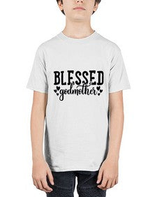 blessed godmother 103# - god parent - Youth Tee Unisex