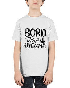 born to be a unicorn 66# - unicorn - Youth Tee Unisex
