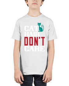 cat hair dont care o Style 29# - cats - Youth Tee Unisex