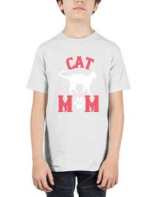 cat mom Style 35# - cats - Youth Tee Unisex