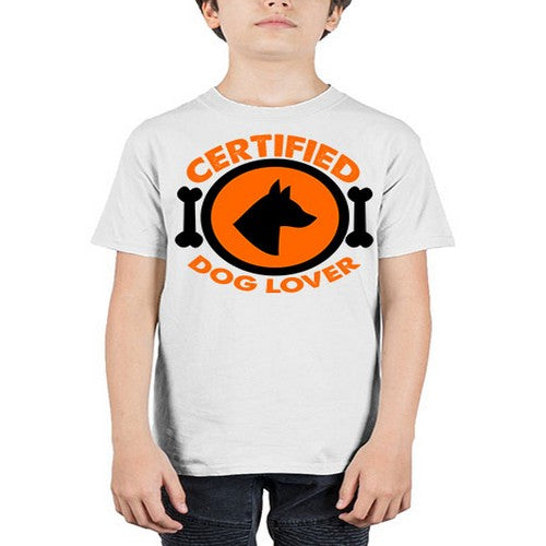 certified dog lover - dogs - Youth Tee Unisex
