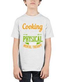 cooking and baking is both physical and mental therapy 127# - cooking - Youth Tee Unisex