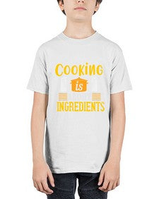 cooking is about ingredients 131# - cooking - Youth Tee Unisex