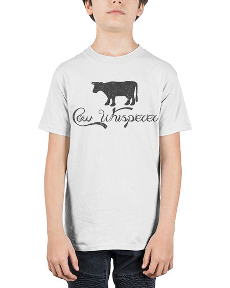 cow whisper - cow - Youth Tee Unisex