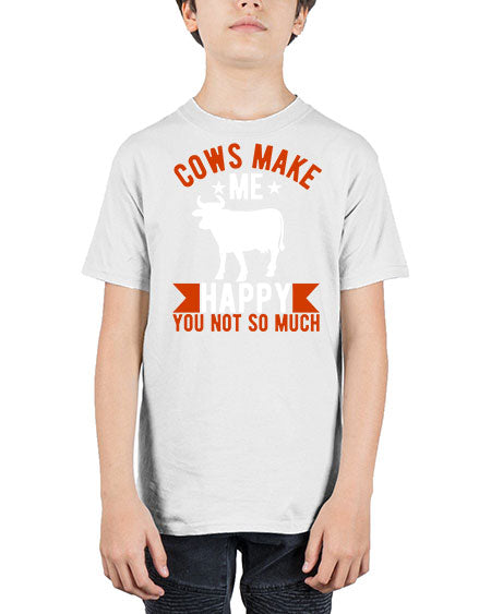 cows make me happy you not so much Style 5# - cow - Youth Tee Unisex