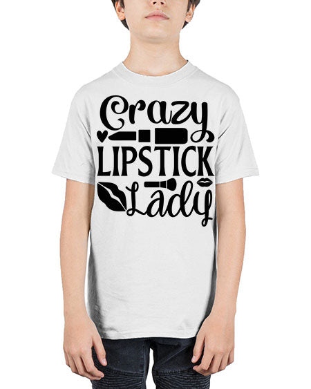 crazy lipstick lady 6# - beauty - fashion - Youth Tee Unisex