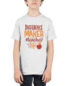 difference maker teacher life 710# - teacher - Youth Tee Unisex
