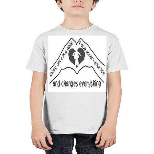 dog changes everything 75# - dogs - Youth Tee Unisex