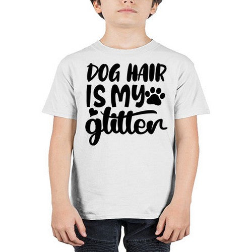 dog hair is my glitter Style 99# - dogs - Youth Tee Unisex
