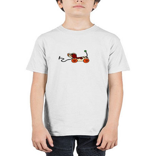 doggie pull toy 122# - dogs - Youth Tee Unisex