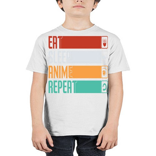 eat sleep anime repeat225# - anime - Youth Tee Unisex
