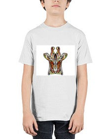 ethnic giraffe 425# - mandala - Youth Tee Unisex