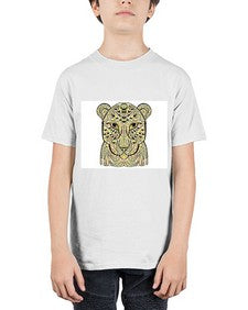 ethnic leopard 429# - mandala - Youth Tee Unisex