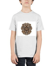 ethnic lion 430# - mandala - Youth Tee Unisex