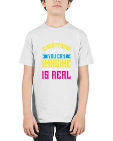 everything you can imagine is real 130# - unicorn - Youth Tee Unisex
