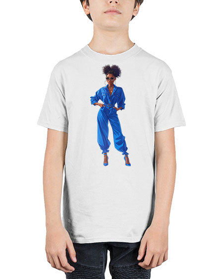 fashion girl in indigo 43# -  fashion - Youth Tee Unisex