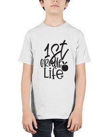 first grade design black 122# - first grade - Youth Tee Unisex