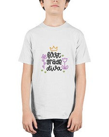 first grade diva 126# - first grade - Youth Tee Unisex