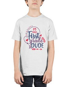 first grade dude 134# - first grade - Youth Tee Unisex