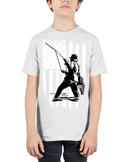 fishing 37# - shark-fish - Youth Tee Unisex