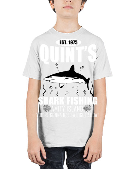 fishing 40# - shark-fish - Youth Tee Unisex