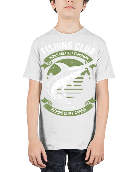 fishing club 50# - shark-fish - Youth Tee Unisex
