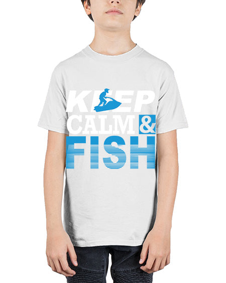 fishing transperment png 72# - shark-fish - Youth Tee Unisex