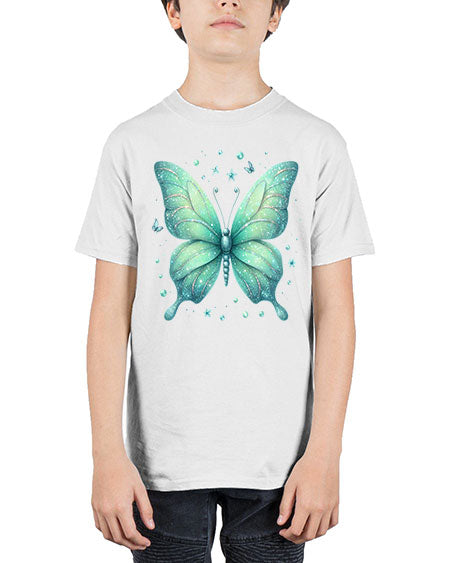 glitter butterfly 11# - butterfly - Youth Tee Unisex