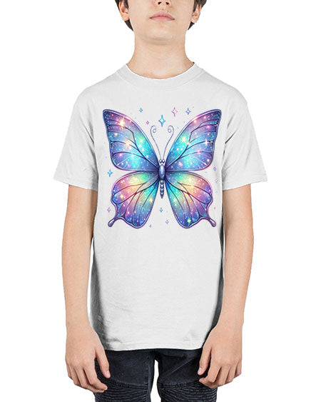 glitter butterfly 14# - butterfly - Youth Tee Unisex