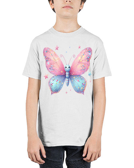 glitter butterfly 18# - butterfly - Youth Tee Unisex