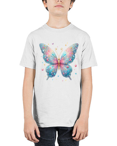 glitter butterfly 1# - butterfly - Youth Tee Unisex