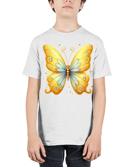 glitter butterfly 3# - butterfly - Youth Tee Unisex