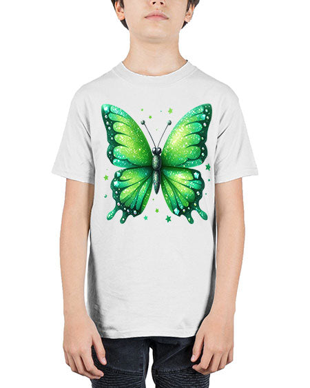 glitter butterfly 4# - butterfly - Youth Tee Unisex