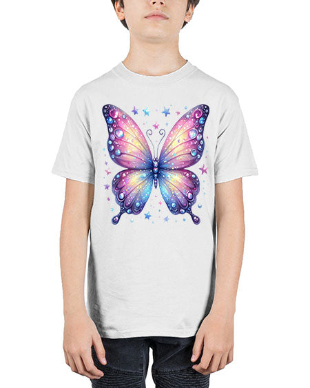 glitter butterfly 6# - butterfly - Youth Tee Unisex