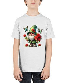 gnome with butterfly 11# - gnome - Youth Tee Unisex