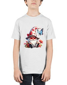 gnome with butterfly 13# - gnome - Youth Tee Unisex