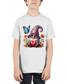 gnome with butterfly 17# - gnome - Youth Tee Unisex