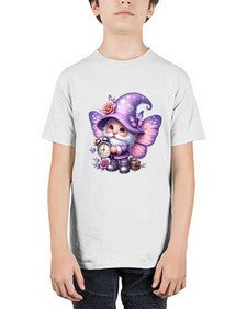 gnome with butterfly 18# - gnome - Youth Tee Unisex