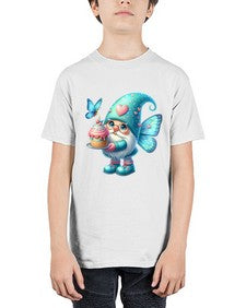 gnome with butterfly 20# - gnome - Youth Tee Unisex
