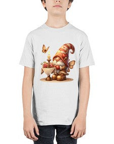 gnome with butterfly 21# - gnome - Youth Tee Unisex
