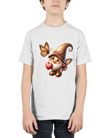 gnome with butterfly 22# - gnome - Youth Tee Unisex
