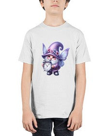 gnome with butterfly 23# - gnome - Youth Tee Unisex